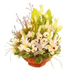 Floral Tribute - Condolence Flower Basket