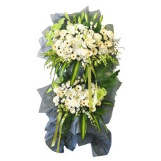 Pure Serenity - Premium Condolence Flower Stand