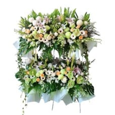 Eternal Serenity - Premium Condolence Flower Stand