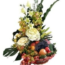 Garden Fresh - Fruit Flowers Basket