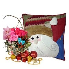 Holy Cross Santa Pillow – Christmas Gifts