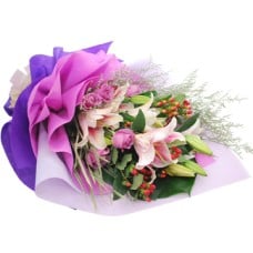 Youthfull Of Pink Lilies