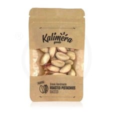 4 Greek roasted & salted pistachios with lemon juice from Volos "Kalimera Goods" 50g