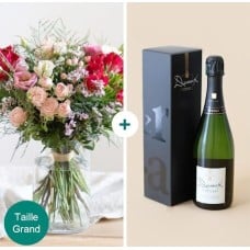 Anniversary gift set and its champagne (Normal)