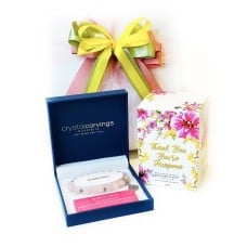 Thank You Candle and Bracelet Gift