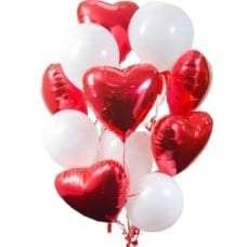 12 Love Balloons Bouquet