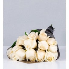 Bouquet 12 White Roses