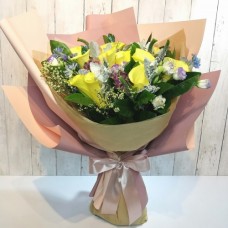 10pcs Yellow Calla Lily Bouquet(Standard)