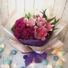 Large Floral Pot Cookie Bouquet (Standard)