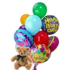 Teddy Bear & 12 Balloons