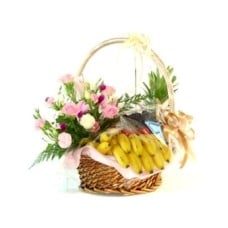 Fruits And Floral Basket