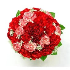 A Classic Bouquet Of Carnations