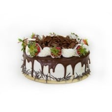Chocolate Strawberry Short Cake-8In