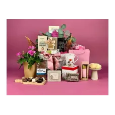 Special Grandmother Basket With Flowers