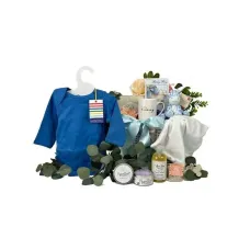 Mummy and Baby Boy Gift Basket