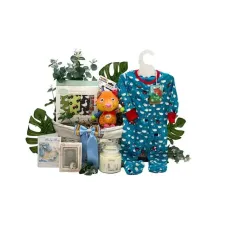 New Arrival Baby Gift Basket Boy