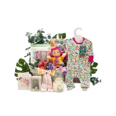New Arrival Baby Gift Basket Girl
