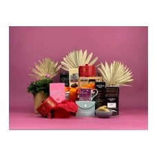 Mother's Day Flowers & Tea Gift Basket