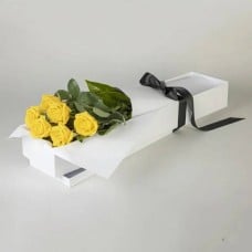 Roses with Love in Yellow