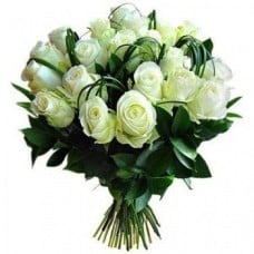 24 White Roses (Standard)