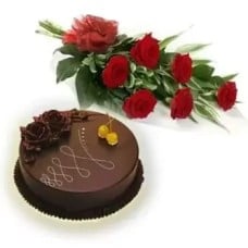Roses and Chocolate Cake (Standard)