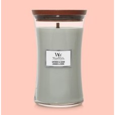 Woodwick Large Lavender & Cedar