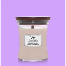 Woodwick Medium Vanilla & Sea Salt
