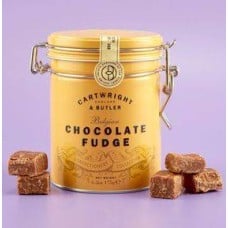Cartwright & Butler Belgian Chocolate Fudge in Tin