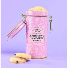 Cartwright & Butler Strawberry Clotted Cream Shortbread Tin