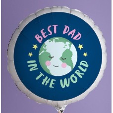 Best Dad In The World Personalised Balloon