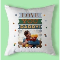 Love You Daddy Photo Personalised Cushion