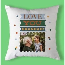 Love You Grandad Photo Personalised Cushion