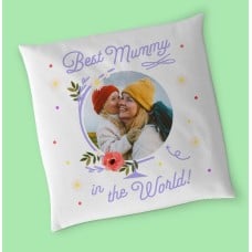 Cancer Research UK Best Mummy In The World Photo Upload Cushion