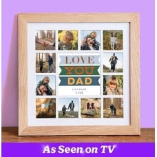 Love You Dad Multi Photo Collage Frame
