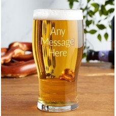 Personalised Beer Glass