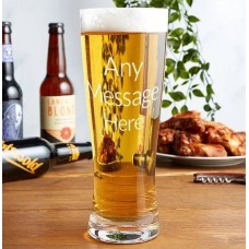 Personalised Tall Pint Glass