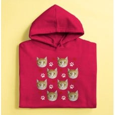 Cat Lover Photo Personalised Hoodie