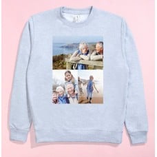 3 Photo Upload Personalised Sweatshirt