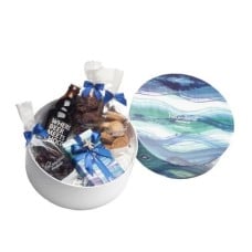 Blue Waves Hat Box 3