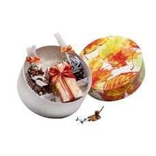 Autumn Leaves Hatbox 1