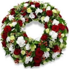 Crown Flowers And Roses Memory (1 floral wreath (photo pictured))