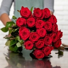 Tall Red Roses (15 roses)