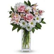 Bouquet Сhrysanthemums Alstroemeria Colors Of The Day
