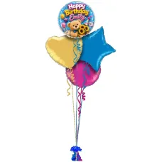 Bear with Sunflowers Birthday