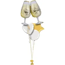 New Year Champagne Glasses