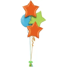 Orange, Lime and Turquoise