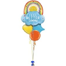 Feel Better Soon Sun and Rainbow