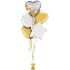 Anniversary Platinum Hearts