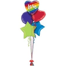 Rainbow Love Heart