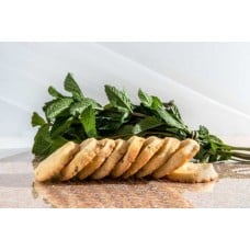 LEMON COOKIES WITH WHITE CHOCOLATE AND MINT